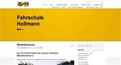 Desktop Screenshot of fahrschulehollmann.de